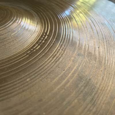 Vintage 1979 Paiste 2002 15" Heavy Black Label Hi-Hats Cymbals 1979 Made In Switzerland '70s image 8