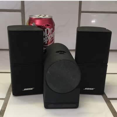 Bose Jewel cube speakers 5 each BLACK image 2