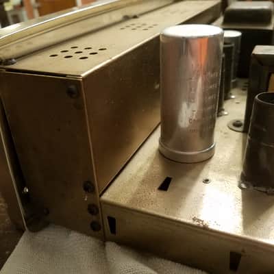 Voice of Music 30 Watt Stereo EL84 tube amp hifi V-M VM 1428 1963 - brown and gold image 12