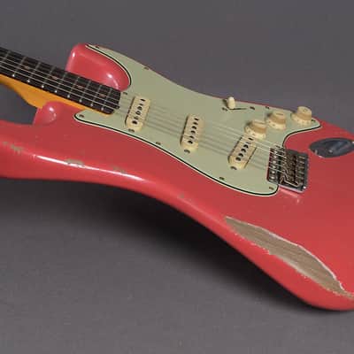 Fender Custom Shop Stratocaster 1962 Relic Fiesta Red Masterbuilt Austin MacNutt 2024 image 3