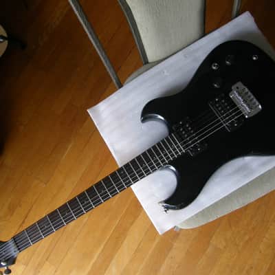 Westone Spectrum ST Black Tremolo Two humbuckers medium jumbo Matsumoku Japan image 4