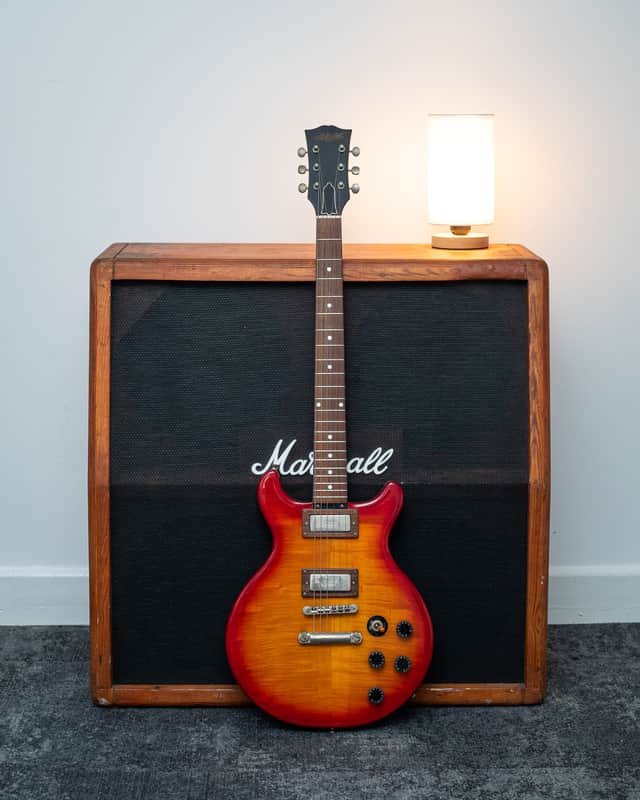 Navigator Les Paul Double Cut - Cherry Burst image 1
