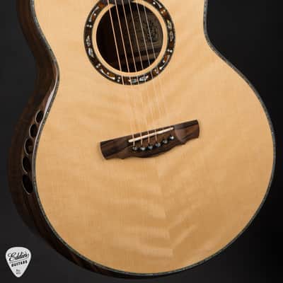 2022 - Kevin Ryan Paradiso Grand Concert Signature Series - Flamed Port Orford Cedar & Brazilian Rosewood image 6