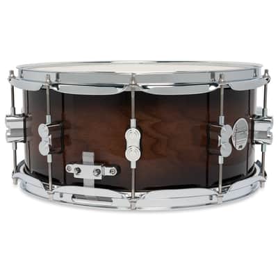 PDP Concept Maple Exotic 6.5x14 Snare Drum Walnut Charcoal Burst PDCMX6514SSWC image 3