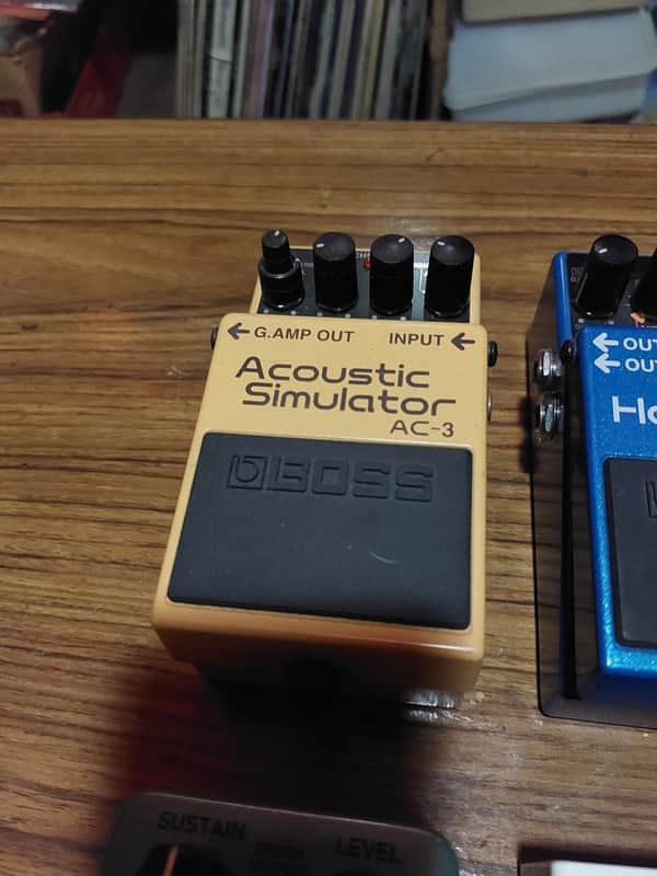 Boss AC-3 Acoustic Simulator (Dark Gray Label) 2006 - Present - Yellow image 1