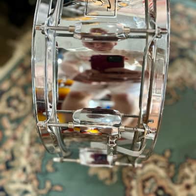 Pearl -Steel Shell”-  2000s” - “Chrome 14x5.5” 8 Lug Snare image 2
