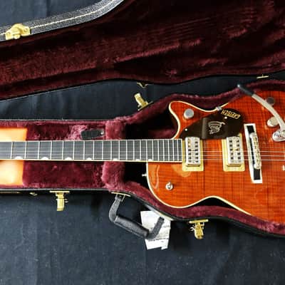 Gretsch G6130T Limited Edition Sidewinder with String-Thru Bigsby, Ebony Fingerboard, Bourbon Stain image 10