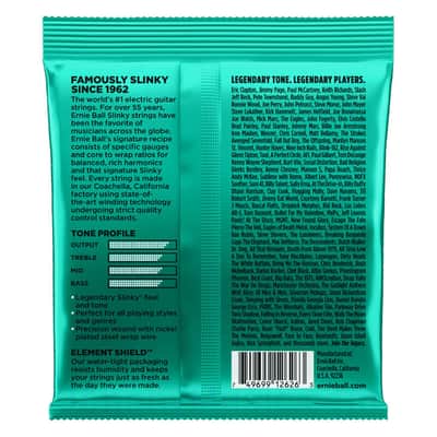 Not Even Slinky Nickel Wound Electric Guitar Strings 12-56 Gauge Set - world standard special-tempered+tinned steel & ni-plated wrap on steel hex core image 2