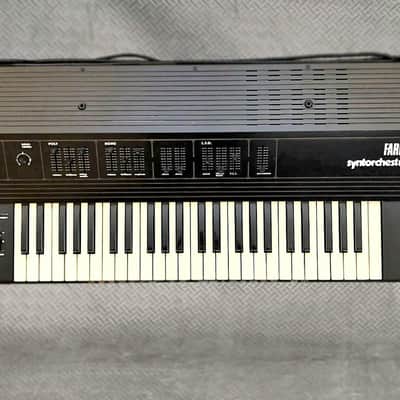 Farfisa Syntorchestra 49-Key Mono/Polyphonic String Synth- Very Similar To Soundmaker!โ
SUPER RARE from ยด80sโ
Professional Vintage Synthesizer โ
Cleaned & Full Checked image 4