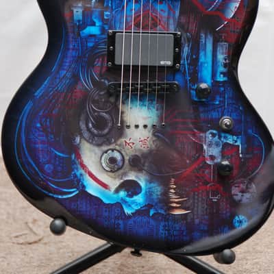 ESP LTD (2 Guitars) Limited Edition Biotech w/Custom Graphic Combo M Vampire & Vampire Viper image 10