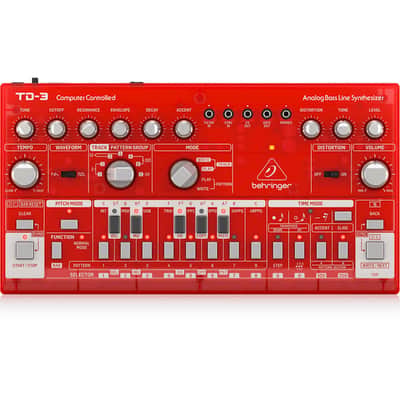 BEHRINGER - SINTETIZADOR BAJO TD-3-SB (ROJO FRESA) image 2