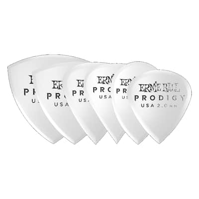 Ernie Ball 2.0mm White Multipack Prodigy Guitar Picks image 2