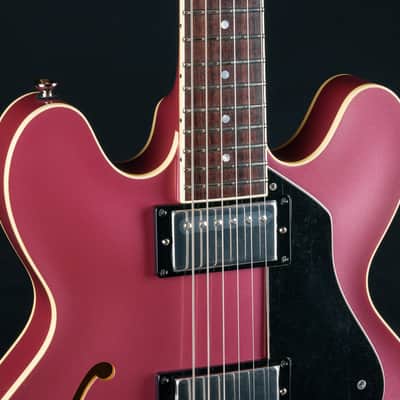 Collings I-35 LC Metallic Burgundy Mist Semi-Hollow Body Custom NEW - Metallic Burgundy Mist image 7