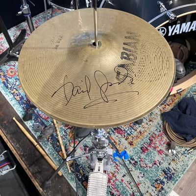 David Garibaldi's Tower of Power, Sabian  13" Signature Series, David Garibaldi Jam Master Hi-Hat Cymbals (Pair) SIGNED! image 5