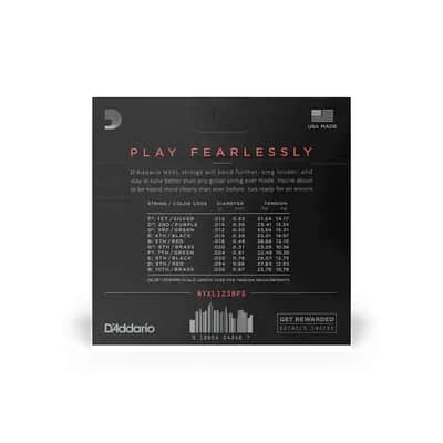 D'Addario NYXL 11-38 Regular Light E9 Pedal Steel Strings Bild 2