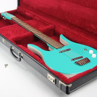 1995 Jerry Jones Neptune Longhorn Baritone Bass VI 6-String Guitar - SEA FOAM GREEN! image 2