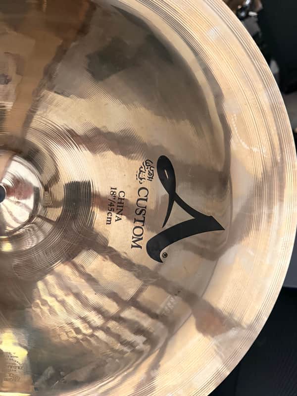 Zildjian 18" A Custom China Cymbal 1997 - Present - Brilliant image 1