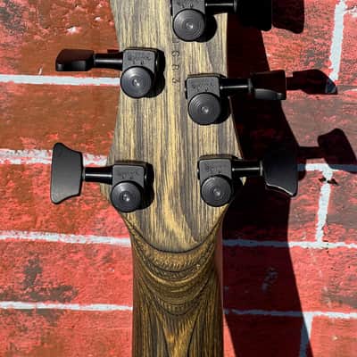 Curbow Retro Petite 5-String Fretless 1995 Greg's original USA made Pearl White Sparkle Petite 5 ! image 6