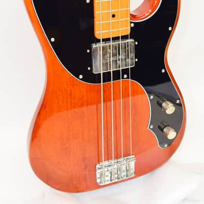 2025 Squier Classic Vibe Telecaster Bass, Maple Fingerboard, Black Pickguard, Mocha image 3