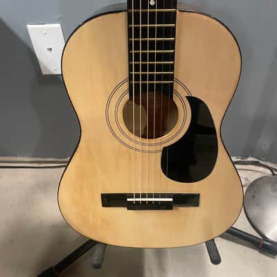 Austin Acoustic Travel Guitar Mid-90s - Natural / with Hard Carry Case image 2