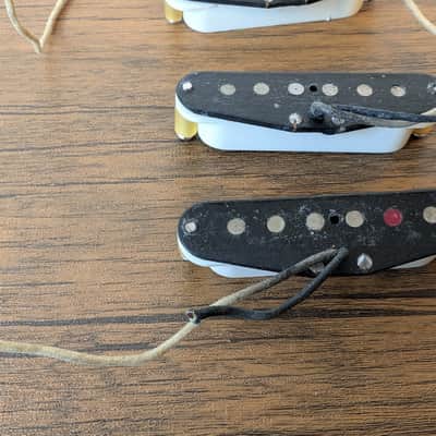3x Fender USA Stratocaster Strat Single Coil Pickups image 3