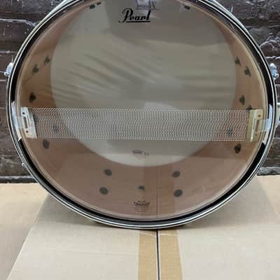 Pearl 14"x5.5 Export Snare Drum - Satin Brown image 7