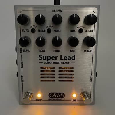 Crab Guitar Pedals Super Lead JCM800 Tone Preamp Amp in a box High gain lead Metal Distorion Overdrive Pedal Blues Rock Drive EQ image 2