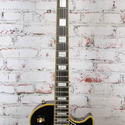Epiphone - 2020 Joe Bonamassa Les Paul Custom Black Beauty Electric Guitar Antique Ebony w/OHSC and COA - USED image 7
