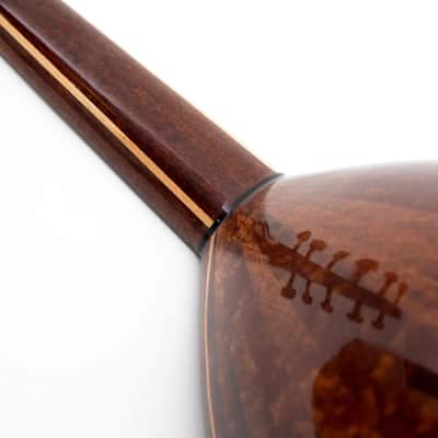 Professional Iraqi Oud Floating Bridge Pamela Mother of Pearl design & Cedar Top image 8