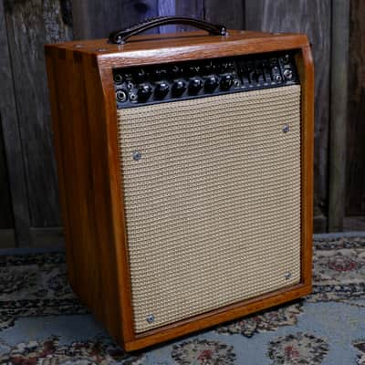 Mesa Boogie Mark Five 25 2-Channel 25-Watt Custom Guitar Combo - Red Oak & Wicker With Electro-Voice Black Shadow image 1