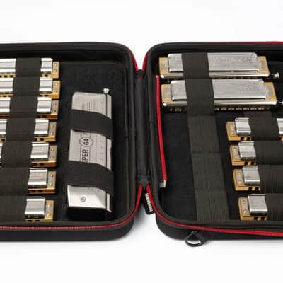 Hohner 'FlexCase L' Large Harmonica Case, Fits up to 18 Harmonicas - MZ20192 image 6