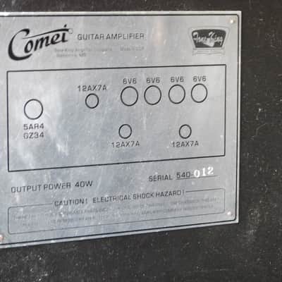Tone King comet 40 tube amplifier image 12
