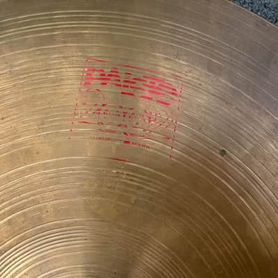 Paiste 16" 2002 Crash Cymbal 1980 - CRACKED image 4