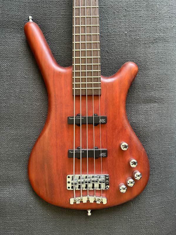 Warwick German Pro Series Corvette Bubinga 5 Active 2010s - Natural Transparent image 1