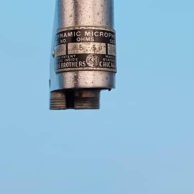 ☆Rare Vintage 1940s Shure 508 Stratoliner Microphone - 3 pin Amphenol Adapter Cable Included - Shure 51 52 708 508A 708A image 11