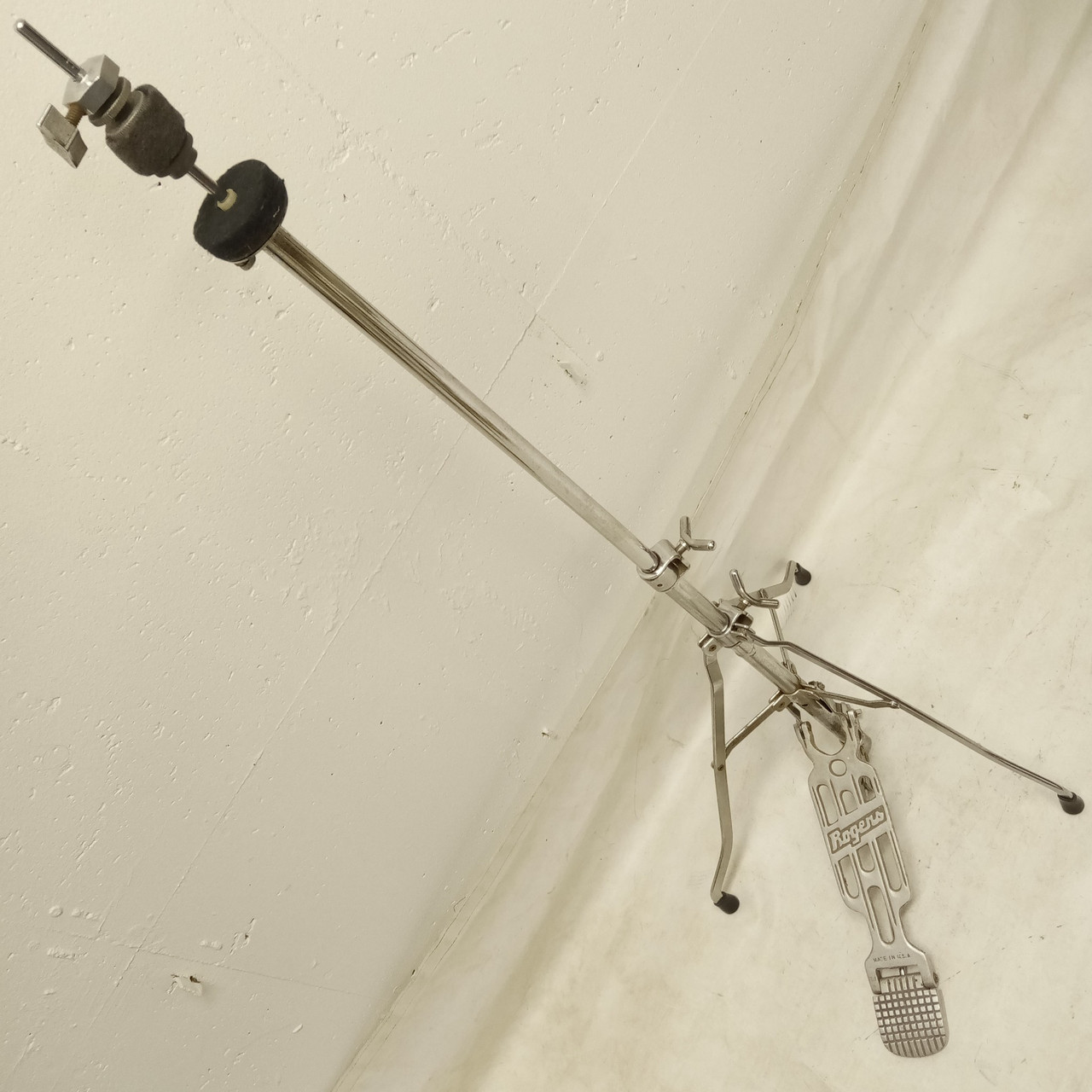 Rogers Swan-Leg Hi-Hat Cymbals Stand Swiv-O-Matic Cleveland Swivo USA Vintage60s — main photograph