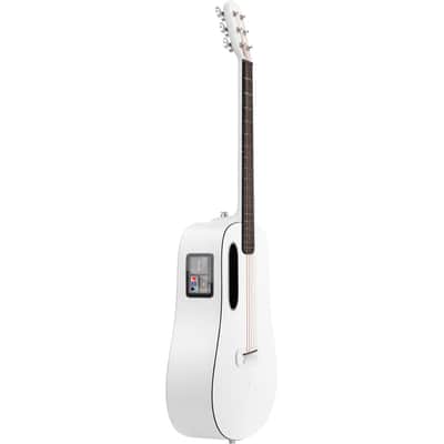 Lava Music L9200007 ME Play 36” Acoustic / Electric Guitar With Gig Bag, Frost White image 5