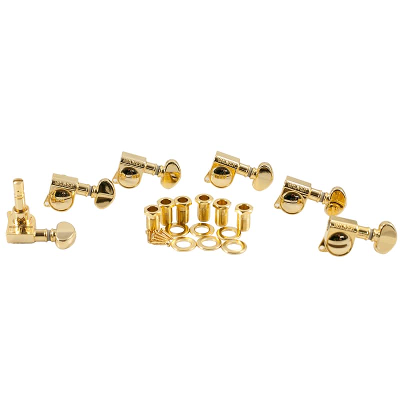 Grover 6 In Line Mini Locking Rotomatics Gold image 1