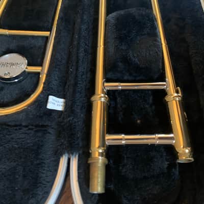 Yamaha YSL-354 Standard Trombone 2010s - Lacquered Brass image 3