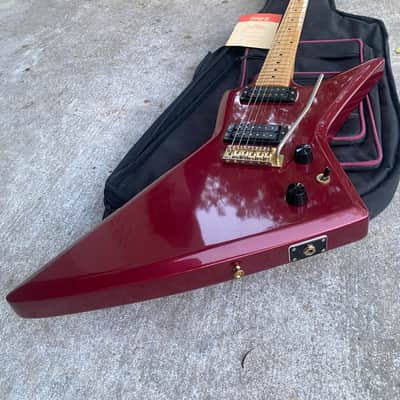 Aria II Delux Custom Explorer 1980s - Burgundy image 15