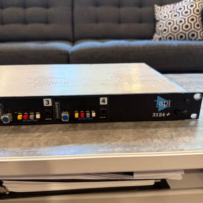 API 3124+ 4-Channel Mic Preamp 2000 - 2016 - Black image 3