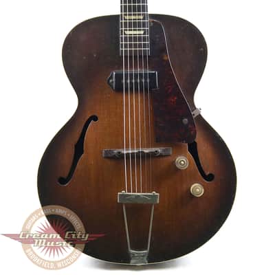 Rare Vintage 1950's Gibson ES-130 / ES-135 Hollow Body Electric Guitar image 1