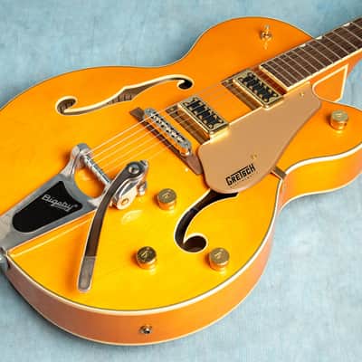 USED Gretsch G5428TG-59 Limited-Edition Electromatic Orange Stain 2023 Hollow Body Electric Guitar - No Bag/Case image 3