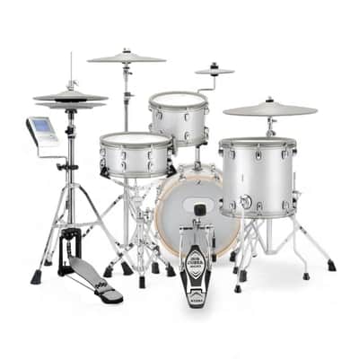EFNOTE 5 Acoustic Designed Electronic Drum Kit White Sparkle image 1