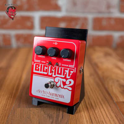 Electro-Harmonix Big Muff Pi 2 with Tone Wicker Dual Op-Amp Fuzz Red / White image 1