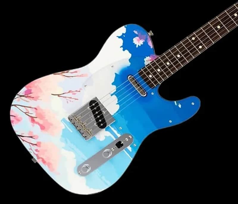 Fender Limited Edition Sakura Telecaster MIJ 2025 - Hatsu-Zakura