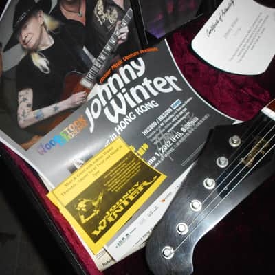 Gibson Custom Shop Johnny Winter Signature 1963 Firebird V Tom Murphy Aged Vintage Sunburst 2008 image 7