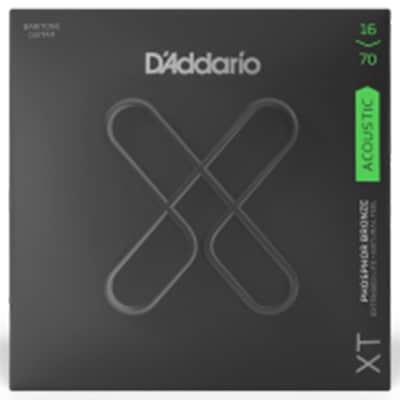 D'Addario XT Coated Phosphor Bronze Strings for Acoustic Baritone Guitar - 16-70 image 1