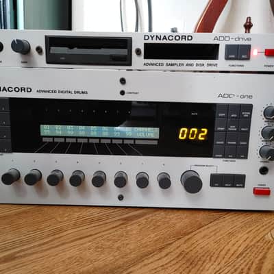 1986 Dynacord ADD-one Advanced Digital Drums & ADD-drive Advanced Digital Sampler 8-Voice Analog CEM Rack Mount Drum Machine Samples Serviced & Studio Ready image 1