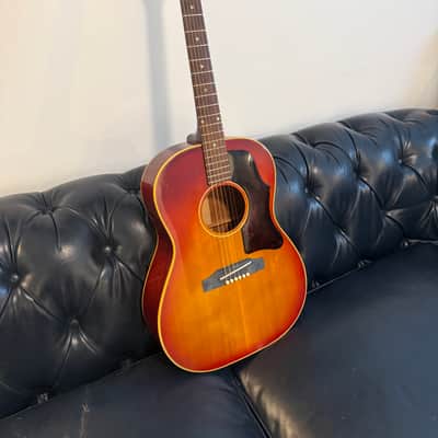 MINT! 1966 Gibson B-25 - Sunburst / Cherryburst, with original case image 3